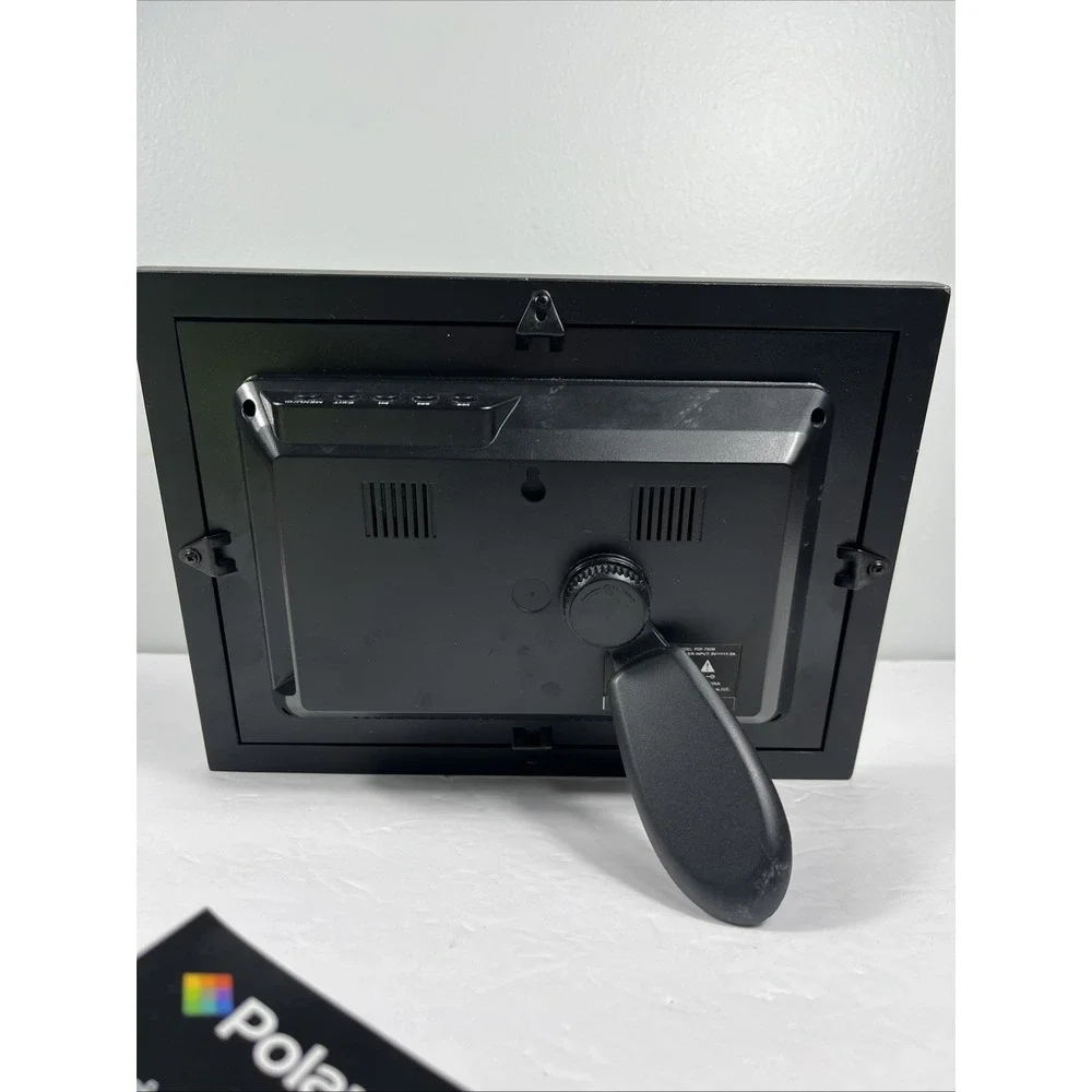 Polaroid Hi Res Digital Picture Frame Wood With Mat PDF-750W Pre-Owned Nice